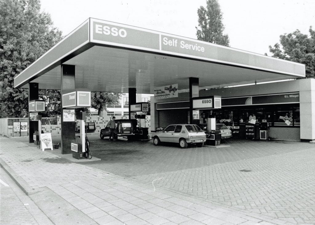 Benzinestation in oldenzaal