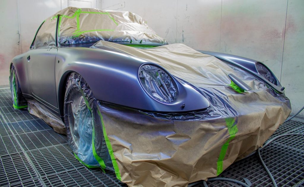 Autospuiterij in oldenzaal