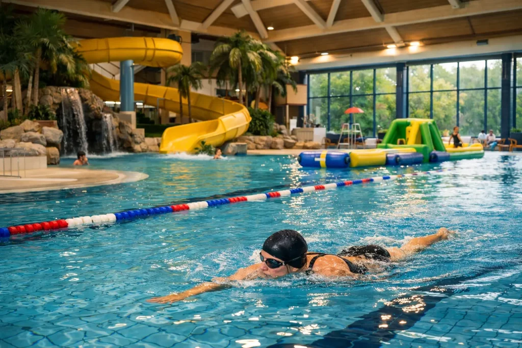 Binnenzwembad in Oldenzaal met banenzwemmen en recreatiebad